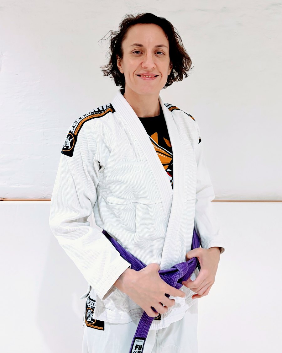 Juliane, instruktør hos Hive BJJ